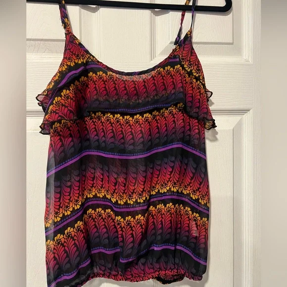 ✨Y2K✨Colorful Patterned Women's Top - Picture 1 of 3